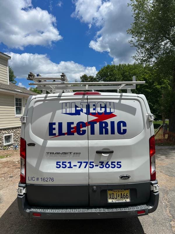 Licensed electrician on the job